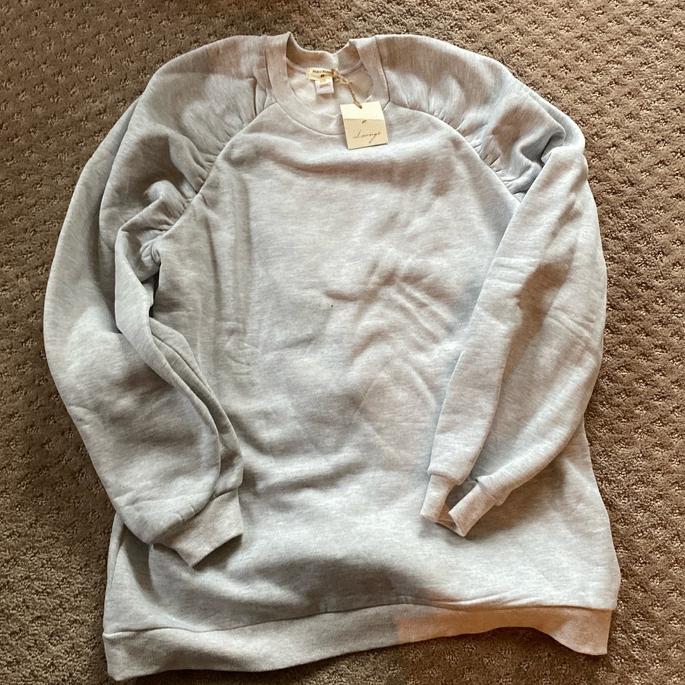 World Market ash comfy sweater one size